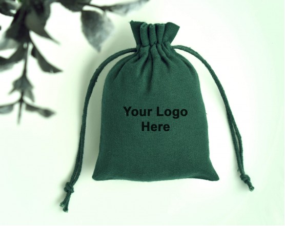 Custom Jewelry Pouch With Logo Small Drawstring Bag