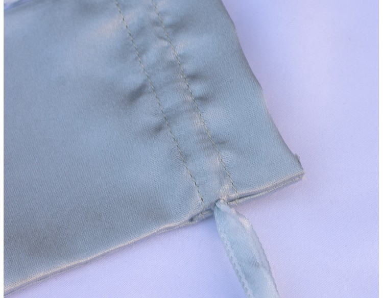 100 Gray Custom Satin Jewelry Pouch With Logo, Small Drawstring Bag (Satin Fabric)