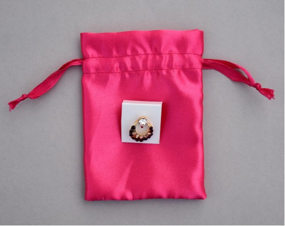 Pack of 100 Red Satin Drawstring Pouch, Jewelry Bag, Wedding Favor Bag