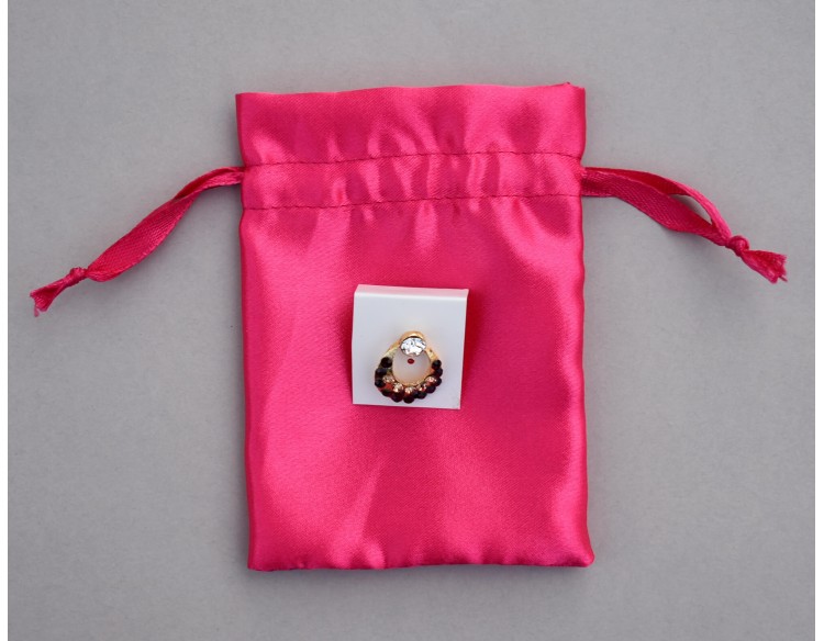 Pack of 100 Pink Satin Drawstring Pouch, Satin Jewelry Pouch, Satin Bags, Satin Favor Bags