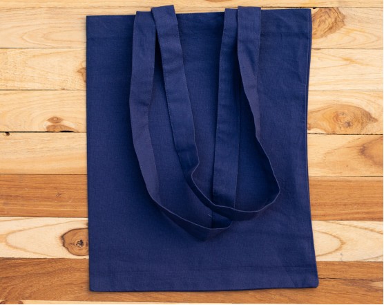 Pack Of 25 Blue Tote Bag - Shopping, Promotional Bags With Custom Logo