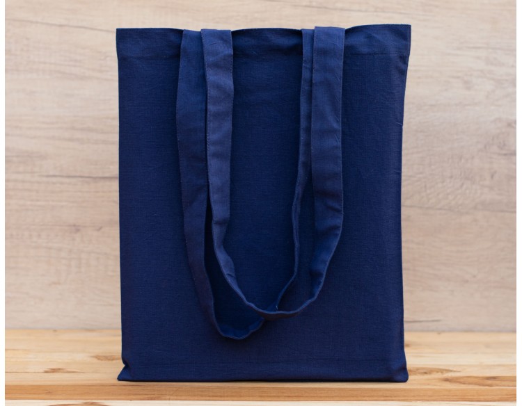 Pack Of 25 Blue Designer Tote Bags in Bulk, Shopping Bags, Promotional Bags With Custom Logo