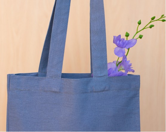 Pack of 25 Blueish Grey Cotton Tote Bags