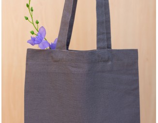 Pack of 25 Gray Cotton Designer Tote Bags For Women in Bulk