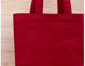 Set Of 25 Maroon Tote Bags Wholesale, Women Shoulder Bags, Customizable Brand Logo Print