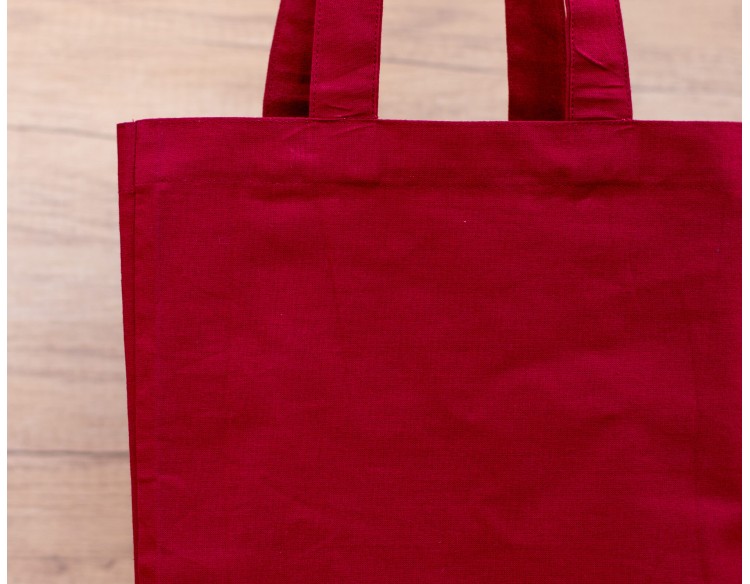 Set Of 25 Maroon Tote Bags Wholesale, Women Shoulder Bags, Customizable Brand Logo Print