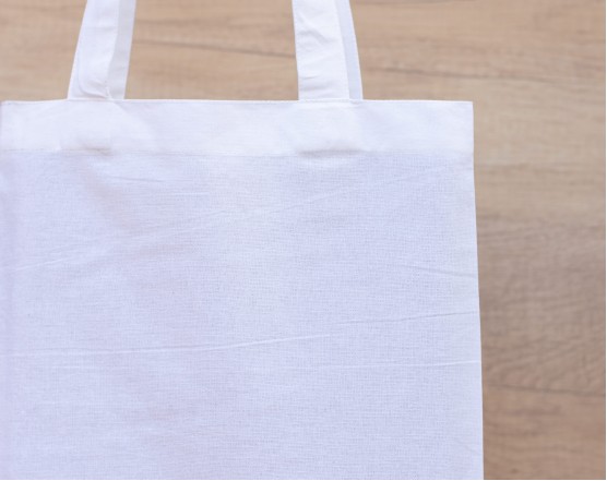 Set Of 25 White Cotton Tote Bags - Eco Friendly Customizable Bags With Logo