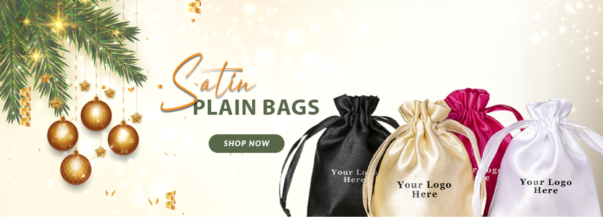 Satin Plain Bags