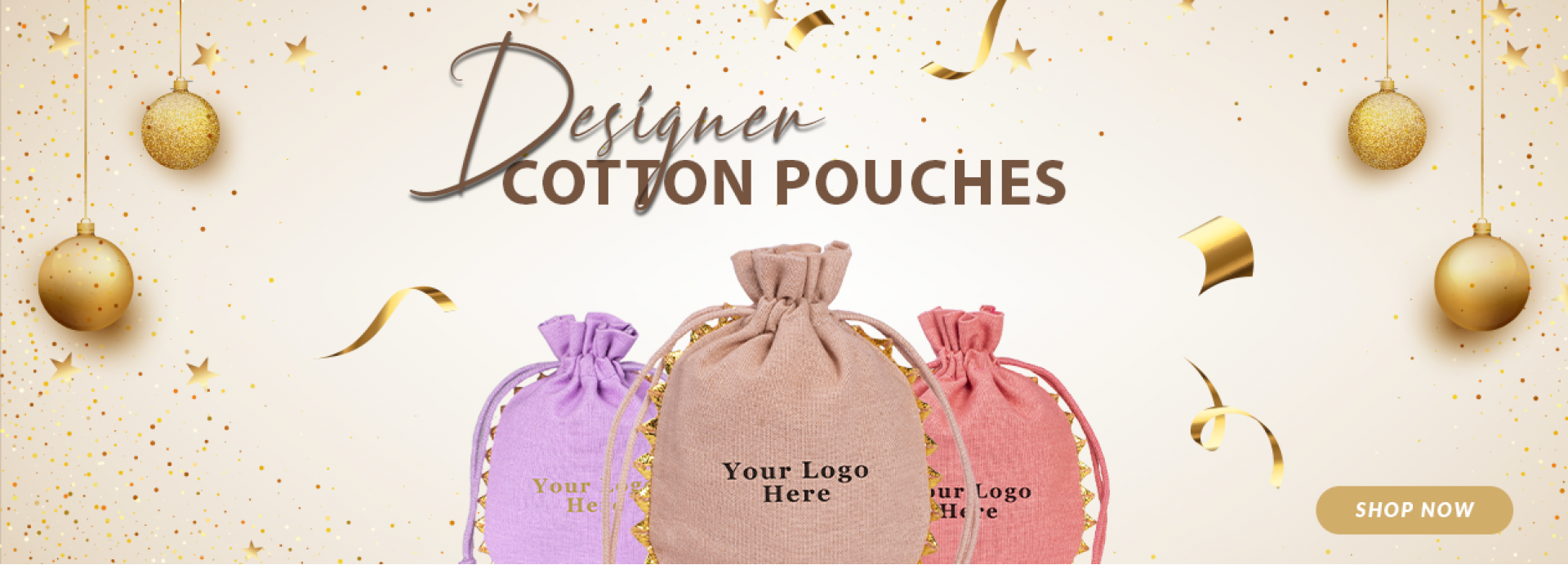 Designer Cotton Pouches