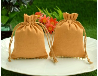 Eco-Friendly Jewelry Pouch with Logo, Small Drawstring Bags, Wedding Favor Bags