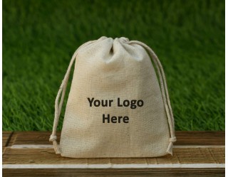 Eco Friendly & Personalized Drawstring Jewelry Pouch For Packaging, Wedding Favor Bags