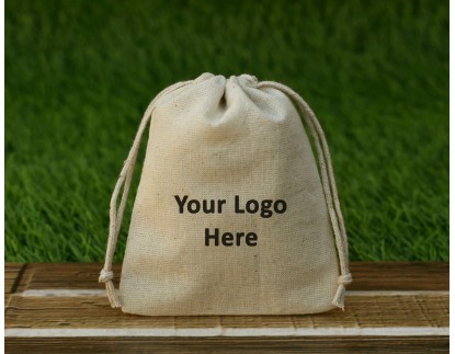 Eco Friendly & Personalized Drawstring Jewelry Pouch For Packaging, Wedding Favor Bags