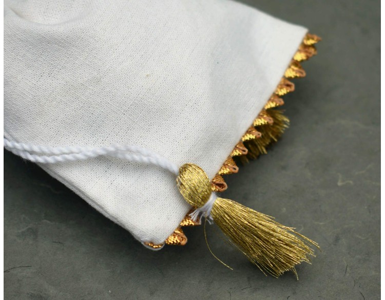 100 Pack Drawstring Bags, Personalized Jewelry Pouches & Bags with Logo, Wedding Favor Bags