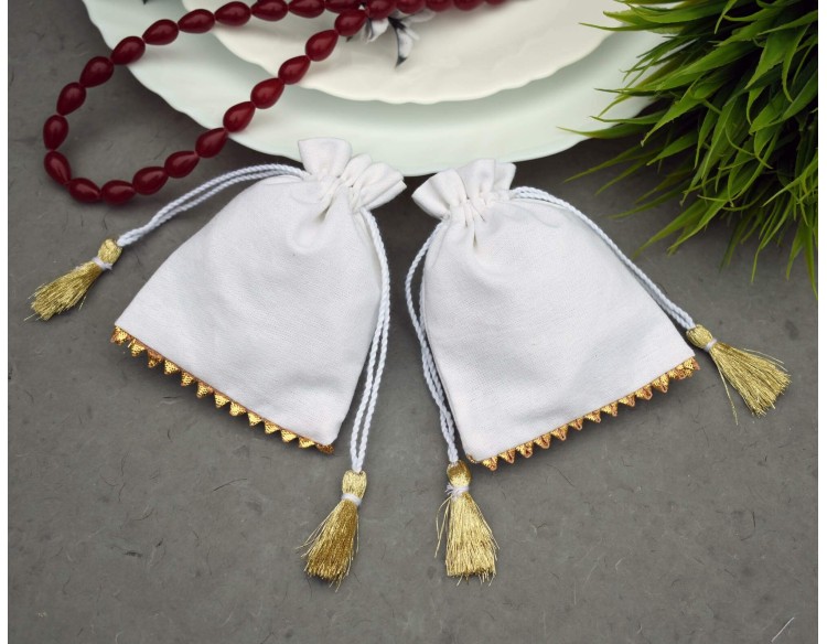 100 Pack Drawstring Bags, Personalized Jewelry Pouches & Bags with Logo, Wedding Favor Bags