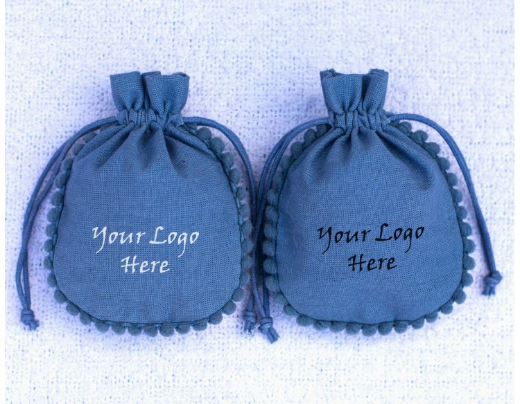 100 Designer Jewelry Packaging Pouch, Custom Wedding Favor Small Gift Bags