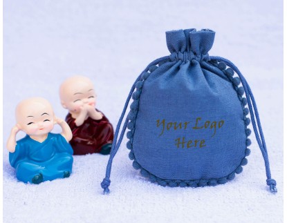 100 Designer Jewelry Packaging Pouch, Custom Wedding Favor Small Gift Bags