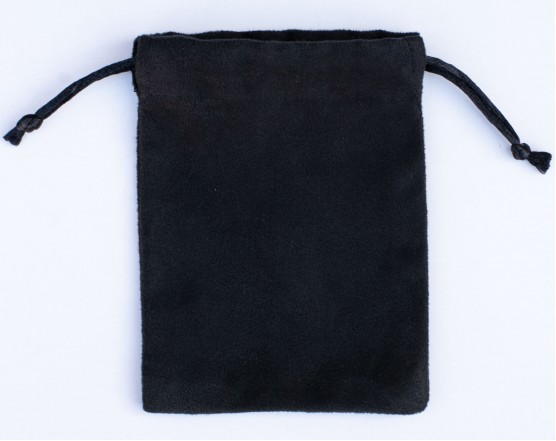 Set of 100 Suede Custom Jewelry Packaging Pouch, Drawstring Wedding Favor Bags (Suede, BG164)