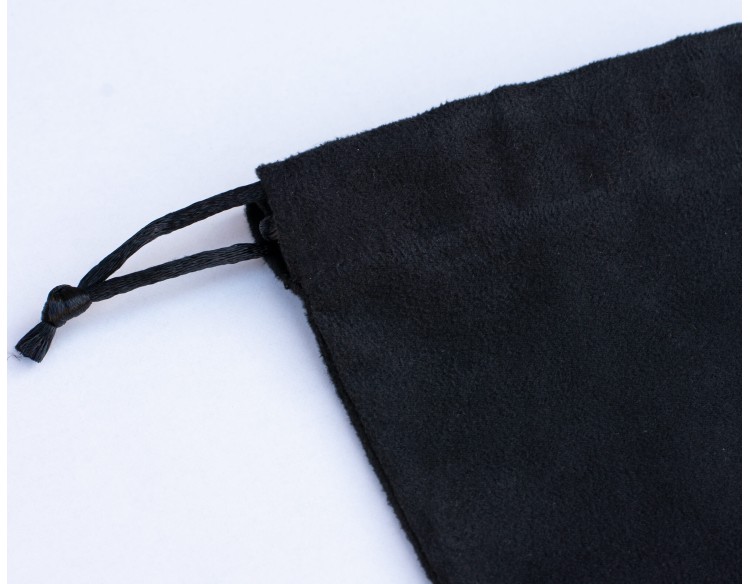 Set of 100 Suede Pouch for Packaging, Drawstring Jewelry Pouches, Wedding Favor Bags
